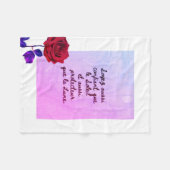 BoeddhaVandaag #5 Gezellige Boeddha Vintage Blanc  Fleece Deken (Voorkant (Horizontaal))