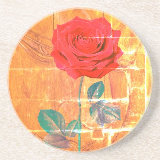 BoeddhaVandaag V1 - #6 "Parkeer het hier" Onderzet Zandsteen Onderzetter (Voorkant)