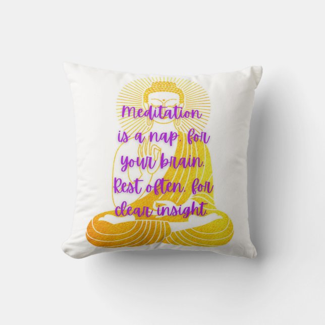 BoeddhaVandaag V4 Vrede Kussens #2 - Sierkussen (Voorkant)