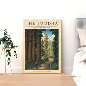 Boeddhawandkunst | Japans boslandschap Poster