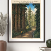 Boeddhawandkunst | Japans boslandschap Poster