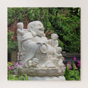 boeddhisme, boeddha, standbeeld, religie, gouden, legpuzzel