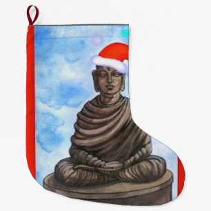 Boeddhisme - Boeddha - Vrolijk kerstfeest Grote Kerstsok