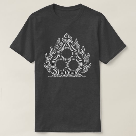 boeddhisme de drie juwelen t-shirt (Design voorkant)