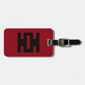 Boeddhisme: Dubbele Ax Bagagelabel (Voorkant horizontaal)