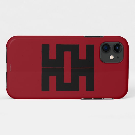 Boeddhisme: Dubbele Ax Case-Mate iPhone Case (Achterkant (horizontaal))