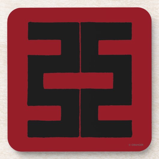 Boeddhisme: Dubbele Ax Onderzetter (Voorkant)