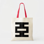 Boeddhisme: Dubbele Ax Tote Bag (Voorkant)