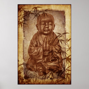 Boeddhisme Monk Poster