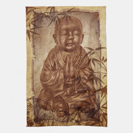 Boeddhisme Monk Theedoek (Verticaal)