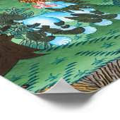 Boeddhisme print - De negen geesteszieken Samatha (Hoek)