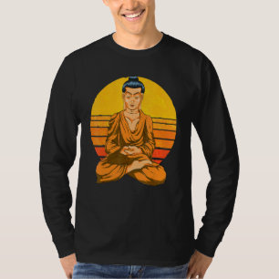 Boeddhisme Spirituele Meditatie Boeddhistische Ret T-shirt