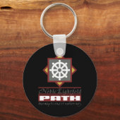 Boeddhist - achtvoudig pad sleutelhanger (Voorkant)