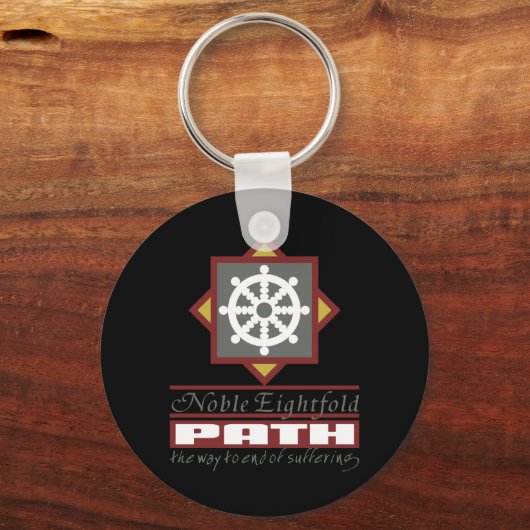 Boeddhist - achtvoudig pad sleutelhanger (Voorkant)