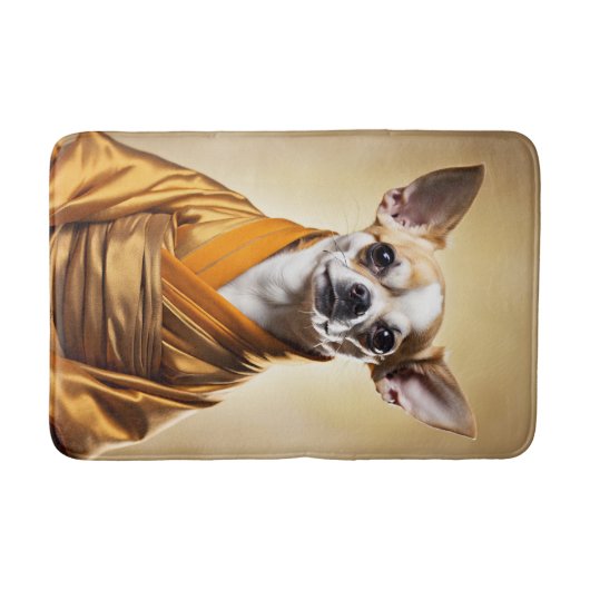 Boeddhist Chihuahua Badmat (Voorkant)