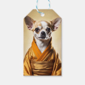 Boeddhist Chihuahua Cadeaulabel (Voorkant)