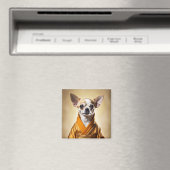 Boeddhist Chihuahua Magneet (Insitu (Vaatwasser))