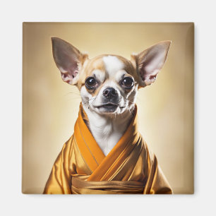 Boeddhist Chihuahua Magneet