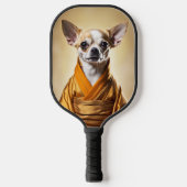 Boeddhist Chihuahua Pickleball Paddle (Voorkant)