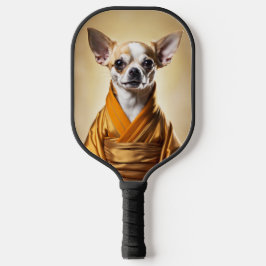 Boeddhist Chihuahua Pickleball Paddle