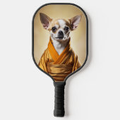 Boeddhist Chihuahua Pickleball Paddle (Achterkant)