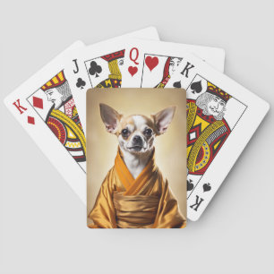 Boeddhist Chihuahua Pokerkaarten