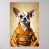 Boeddhist Chihuahua Poster (Voorkant)