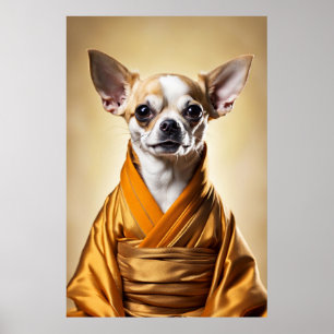 Boeddhist Chihuahua Poster