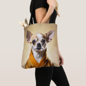 Boeddhist Chihuahua Tote Bag (Dichtbij)