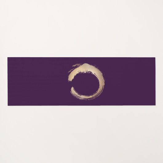 boeddhist Enso-symbool Yogamat (Achterkant (horizontaal))