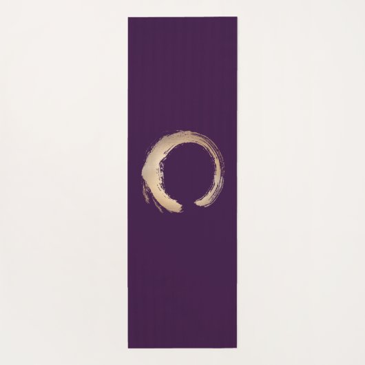 boeddhist Enso-symbool Yogamat (Achterkant)