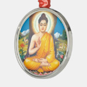 boeddhist metalen ornament (Links)