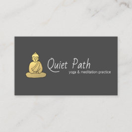 Boeddhist Mindfulness leraar Visitekaartje