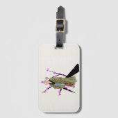 Boeddhist Monk Bagagelabel (Voorkant (verticaal))