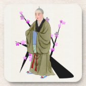 Boeddhist Monk Beverage Coaster Bier Onderzetter (Voorkant)