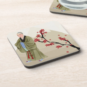 Boeddhist Monk Beverage Coaster Bier Onderzetter
