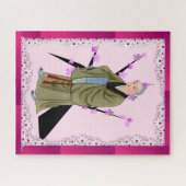 Boeddhist Monk Jigzaag Puzzle Legpuzzel (Horizontaal)