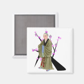 Boeddhist Monk Magnet (Voorkant / Achterkant)