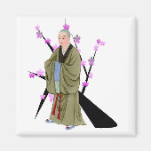 Boeddhist Monk Magnet (Voorkant)