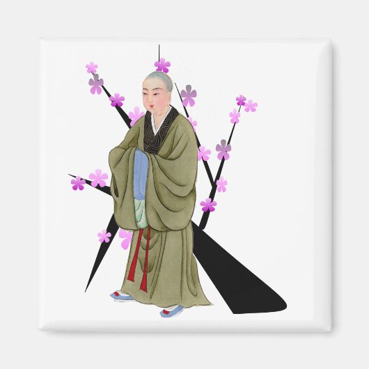 Boeddhist Monk Magnet (Voorkant)
