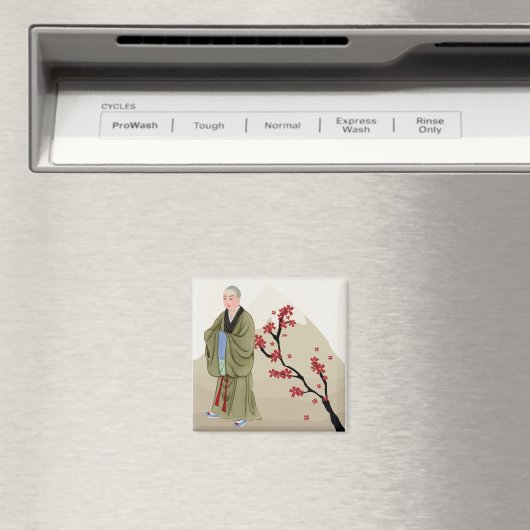 Boeddhist Monk Magnet (Insitu (Vaatwasser))