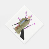 Boeddhist Monk Paper Napkin Servet (Hoek)