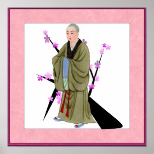 Boeddhist Monk Poster