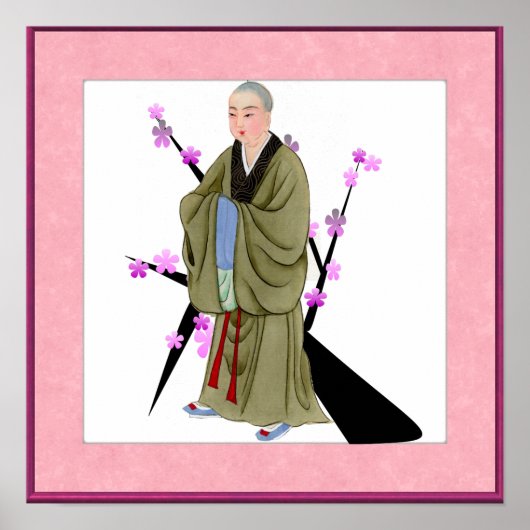 Boeddhist Monk Poster (Voorkant)