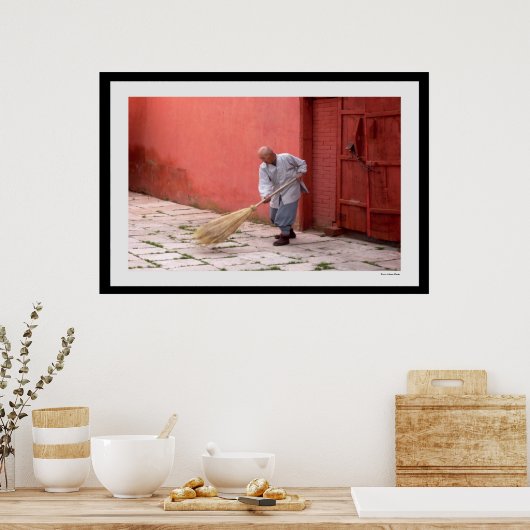 Boeddhist Monk Print (Keuken)