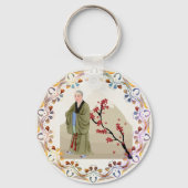 Boeddhist Monk Sleutelhanger (Achterkant)