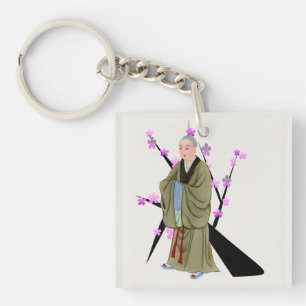 Boeddhist Monk Sleutelhanger