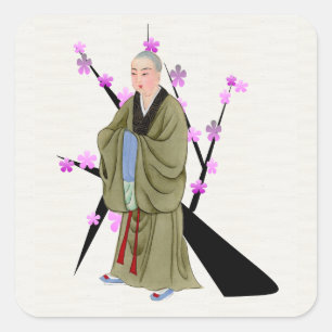 Boeddhist Monk Sticker