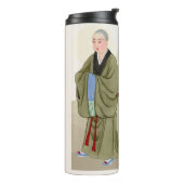 Boeddhist Monk Thermal Tumbler Thermosbeker (Gedraaid links)