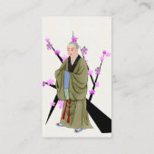 Boeddhist Monk Visitekaartje (Achterkant)